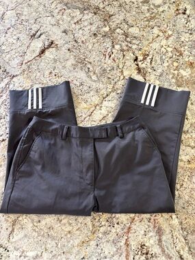 adidas Women's Black Shorts with White Triple-Stripe Trim
